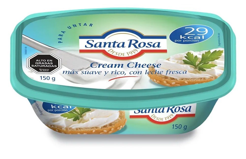 CREAM CHEESE LIGHT 150 GR SANTA ROSA              