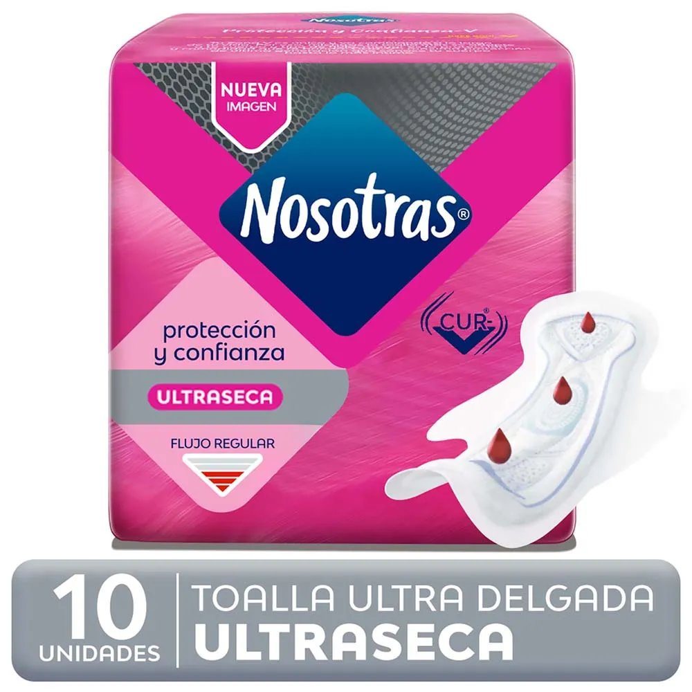 TOALLA HIG. ULTRA INVISIBLE SUAVE 10 UNID         