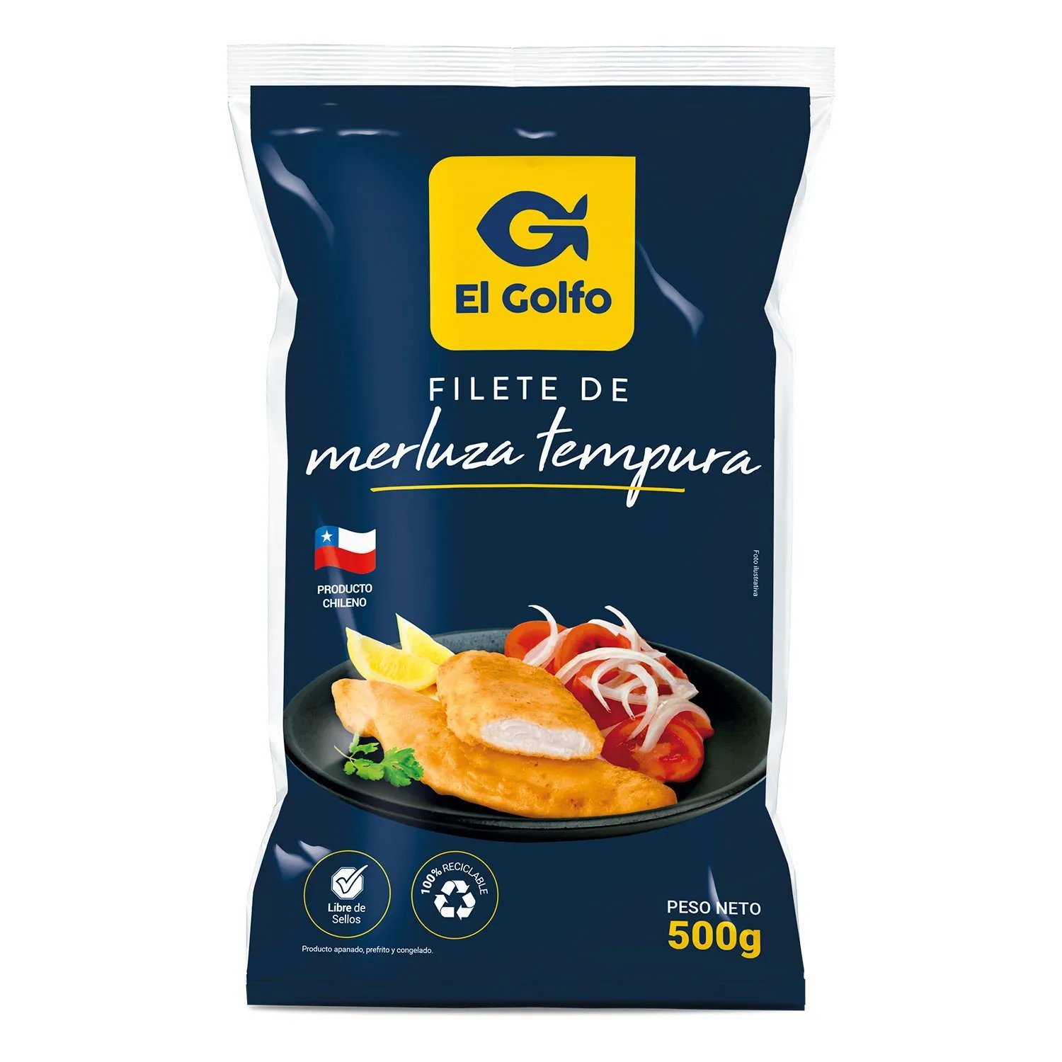 FILETE DE MERLUZA TEMPURA 500 GR                  