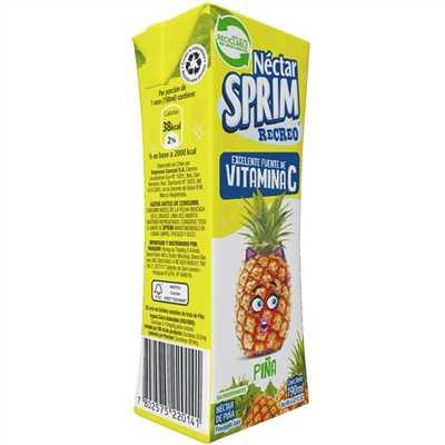 NECTAR SPRIM SLIM PIÑA 8*3*190ML                  