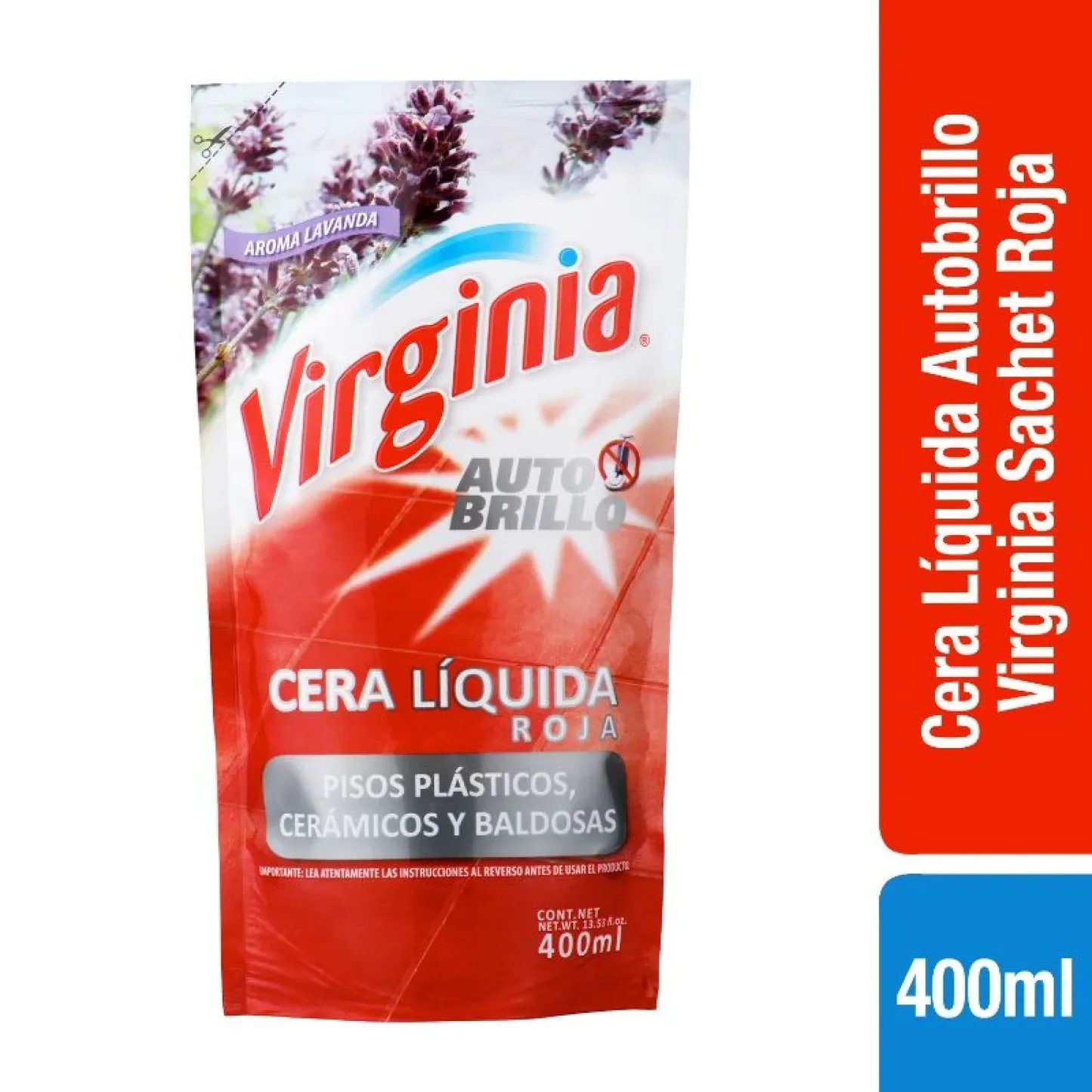 CERA LIQ. ROJA DP 10*400 VIRGINIA                 